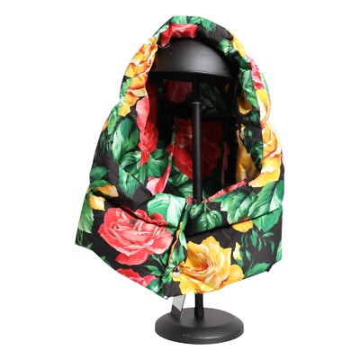 DOLCE & GABBANA Hat Multicolor Floral Print Whole Head Wrap