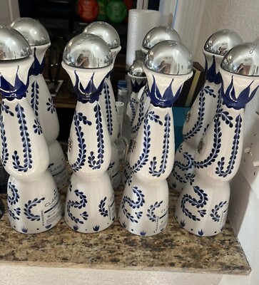 Clase Azul Tequila Reposado Empty Hand Painted Ceramic Bottle