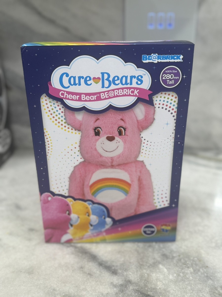 Care Bear 400% Bearbrick Medicom Toy Rainbow Cheer Bear Care Bear 400% Bearbrick Medicom Toy Rainbow Cheer Bear