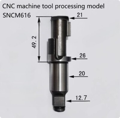 1/2   Small Wind Cannon Strike Shaft For Machine Tool Processing