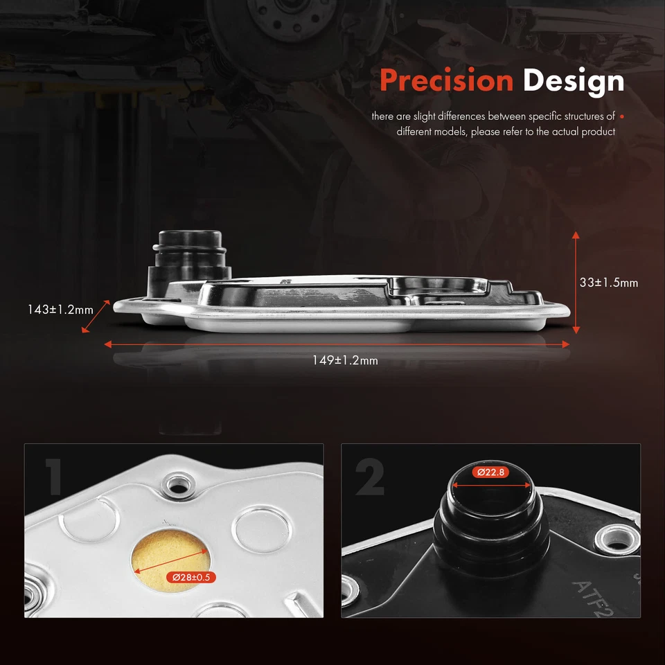 Filtro de transmisión automática para Hyundai Elantra 2007-2012 Kia Forte Spectra5 Foto 3 de 4
