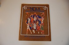 1985 NCAA Basketball First Round Program - UNC, Kansas, Purdue, ND etc