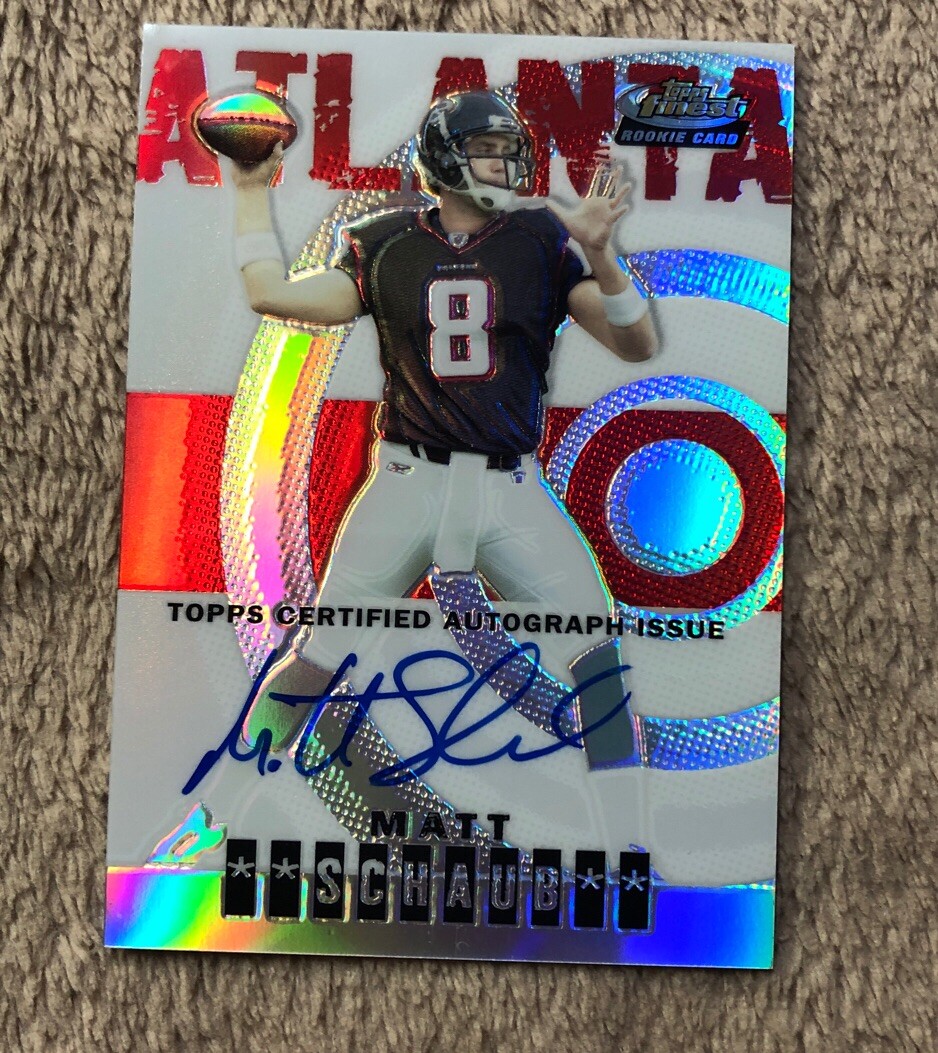 Matt Schaub Finest #132 Autograph-Refractor