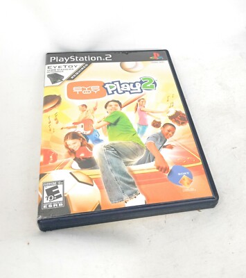 Eye Toy Play 2 ( Playstation 2 PS2, 2005) (No USB camera) 