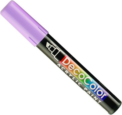 Uchida Marvy Deco Color Chisel Tip Acrylic Paint Marker Art Supplies, Wisteria