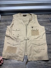 Lauren Ralph Lauren Fishing Vest Mens Medium Vintage 90s Safari Utility LRL