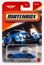 2025 Matchbox 81 Morgan Plus Four ROYAL BLUE  FSC