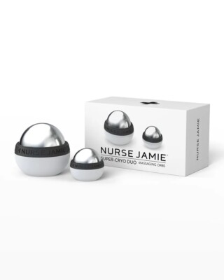 Nurse Jamie Super-Cryo Duo Massaging Orbs Face & Body Beauty Tool Cool or Warm