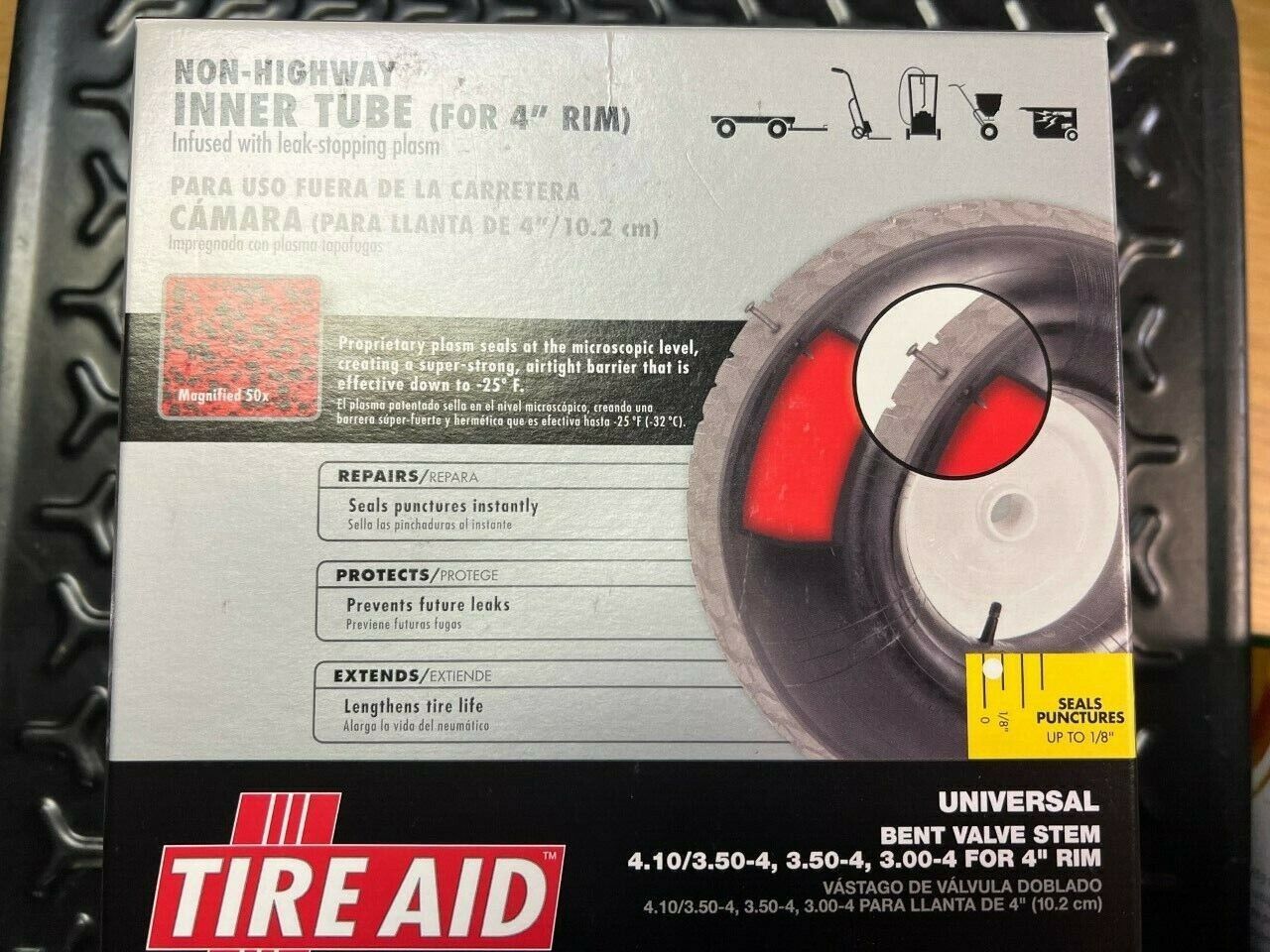 Tire Aid 4-in dia Utility Tire Inner Tube #490-328-L018