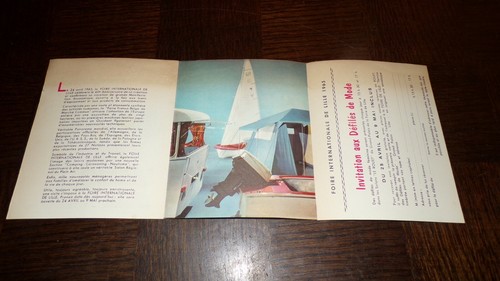 Dépliant Foire de Lille - 1965 - NORD PAS-DE-CALAIS - Picture 2 of 3