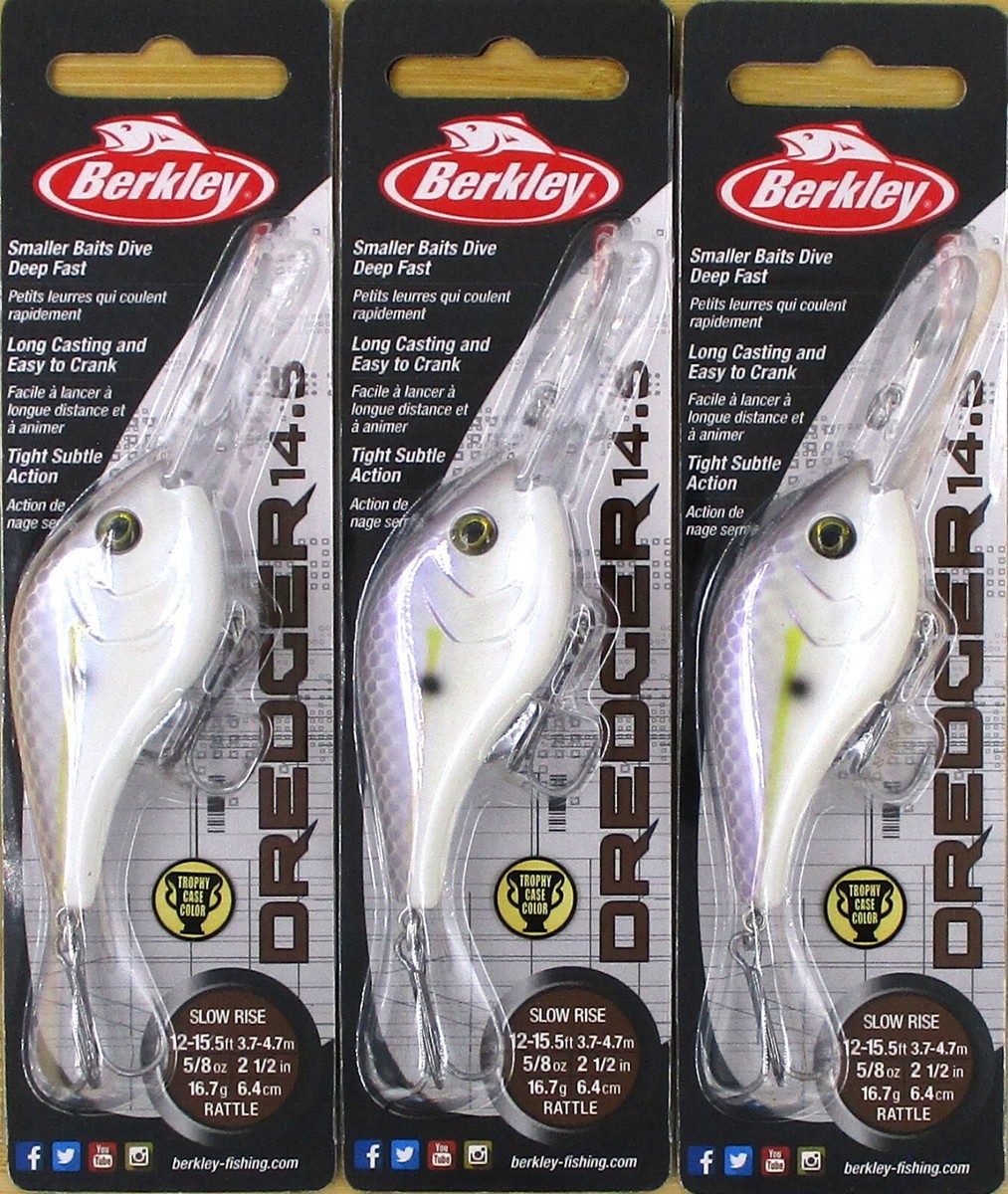 dredger fishing lure Berkley 25.5 Crankbait Green Shad this fishing bait is consistently ready to run out of the package without tuning Berkley Dredger 8.5 8-10ft 5/16oz