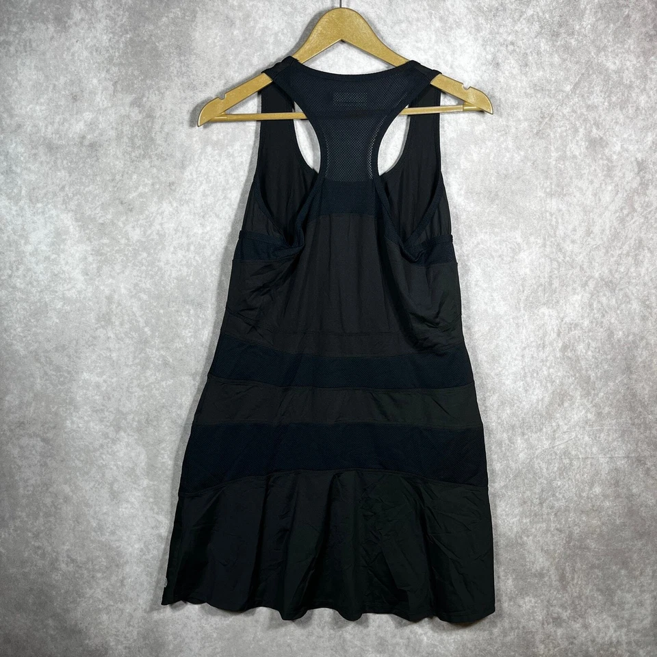Lija Tennis Dress Women Large Black Paneled Sleeveless Racerback Athleisure Golf - Image 4 of 4
