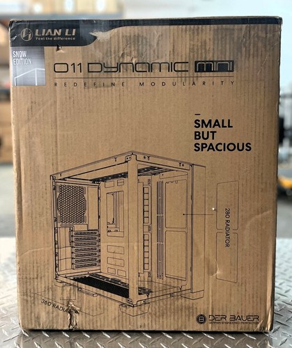 Lian Li O11 Dynamic Mini Tower Case - (O11D MINI-S) Snow White