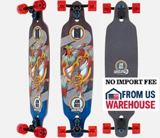 Sector 9 Jor Ros Kirin Fractal 36" Drop Through Sidewinder Longboard Complete