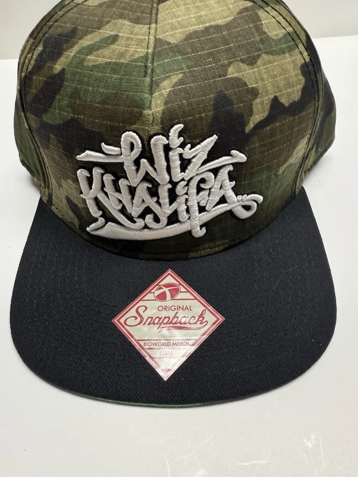 Wiz Khalifa Camouflage Original SnapBack Hat Cap Hip Hop Rap One Size Fits All - Image 2 of 4