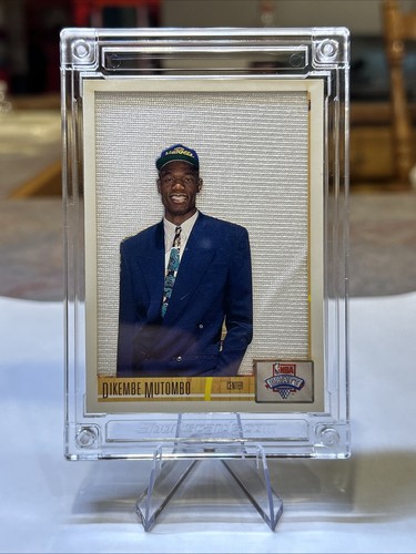 Jersey Fusion Dikembe Mutombo Game Used Jersey Swatch 2001-02 All Star Game