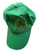 St. Patrick's Day Green Baseball Cap with Shamrock