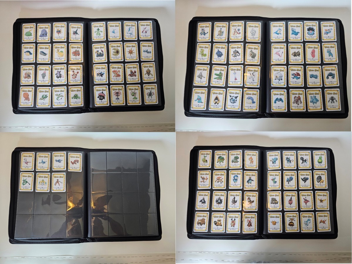 Pokemon Pokedex Binder W/1025 Printed Place Cards No Paper Cutting English  Cards | eBay