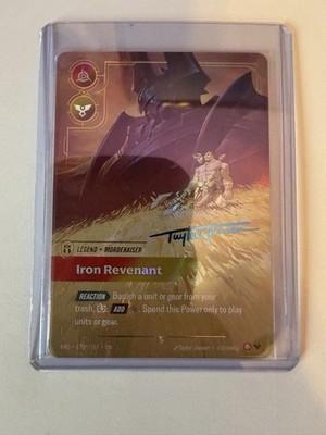 Iron Revenant Mordekaiser Legend Alt Art Foil Signed & Overnumbered RAD 170*/167