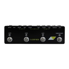 Guitar Looper con capacità a tre loop e funzionalità True Bypass