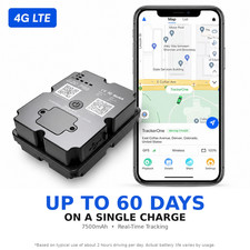 4G LTE GPS Tracker for Car Truck Trailer RV Magnetic 60Days Real-Time Tracking