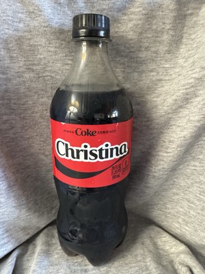 Share A Coke with Christina 2025 Personalized Gift Coca Cola