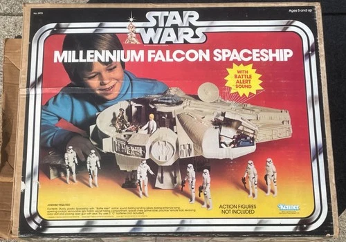 Vintage Star Wars Millennium Falcon Box and Inner Cardboard Only. 1979 Kenner