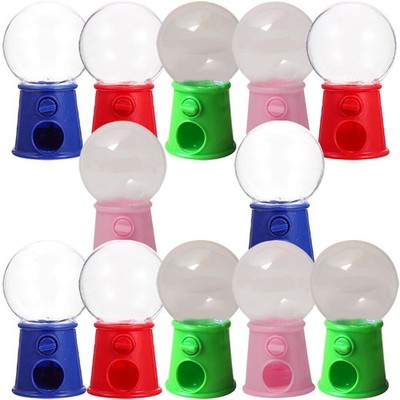  12pcs Gum Ball -Maschinen kreativer Süßigkeiten Box Kinderparty kleiner