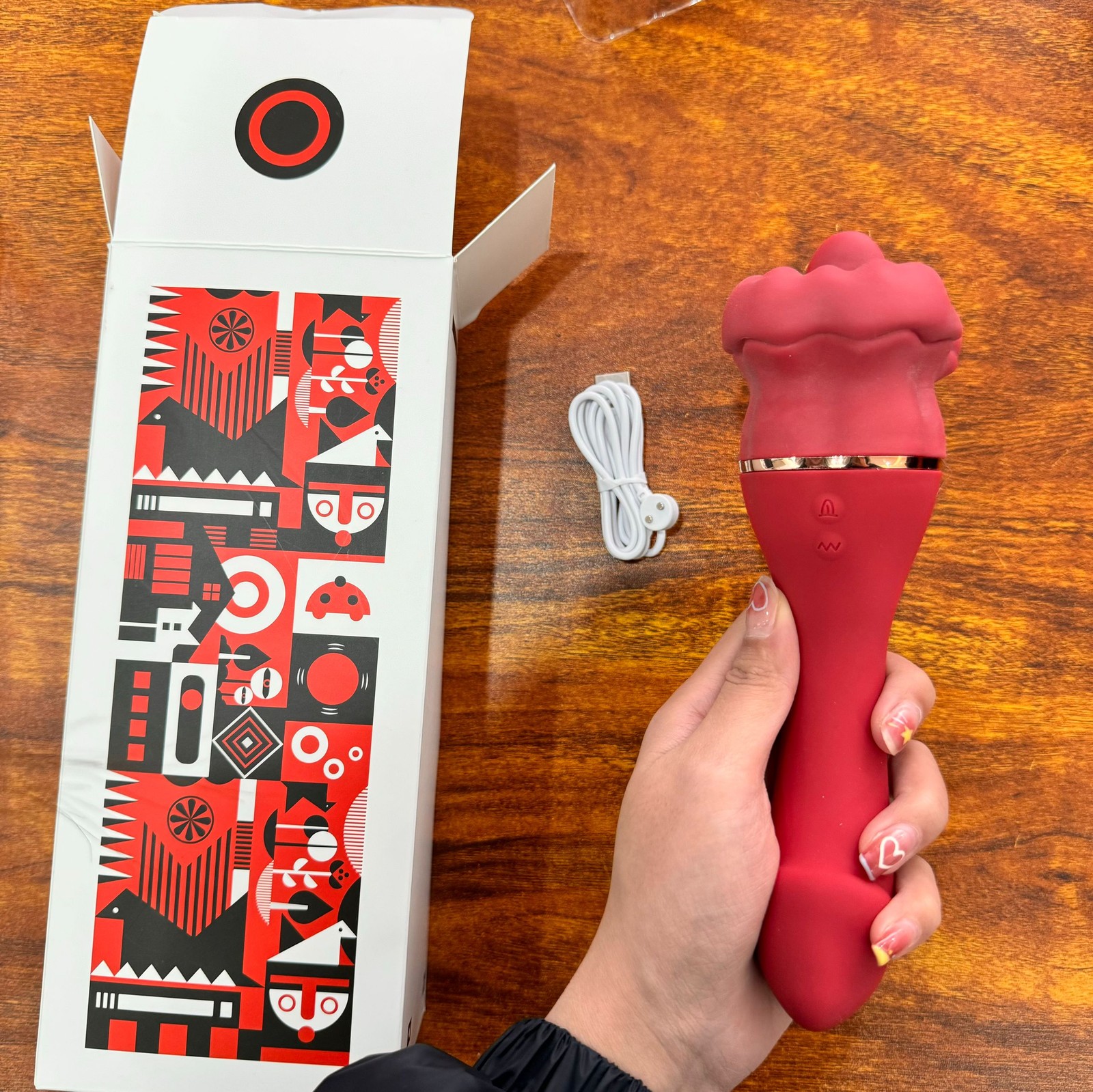 Vibrator Zunge Lecken Klitoris G-Spot Stimulation Dildo Massager Sexspielzeug DE