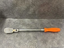 Snap-on FHLFD80A ORANGE 3/8" Drv. Hard Grip Long Flex Head Ratchet