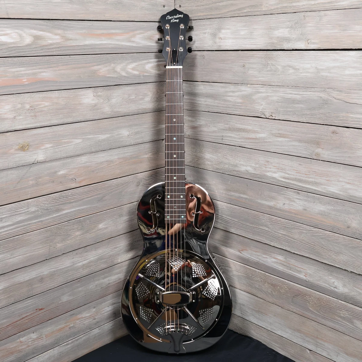 P.U、セミハードケース付き　RECORDINGKING RO-G6 used Recording King Acoustic Guitars for sale | eBay