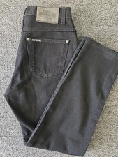 Harley-Davidson Made In USA Black Jeans Women's 10R Straight 30x32 Y2K