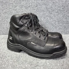 Timberland PRO Series PowerFit Boots Mens  8.5 M Black Composite Toe Work Shoes