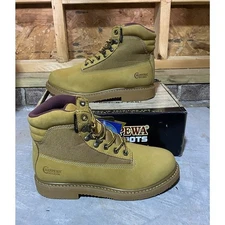 Chippewa Golden 24513 Leather Boots 6" Insulated Soft Toe Work Boots Size 8W