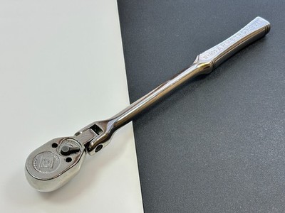 NOS Armstrong Tools USA 12-905 (Rare) 1/2'' Drive FLEX Head Chrome Ratchet (NEW)