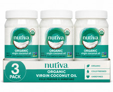 3 Pack Nutiva Organic, Cold-Pressed, Unrefine...
