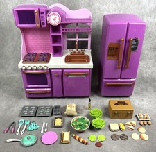 Our Generation OG 18 Dolls Kitchen Stove Refrigerator Accessories American Girl