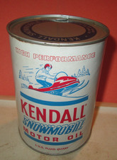 Vintage Kendall High Performance Snowmobile M...