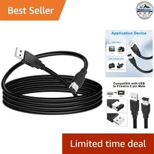 Firewire 6 Pin to USB 2.0 Male Adapter Cable for DV Camcorder and Digital Camera