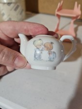 Precious Moments Teapot, Cup, And Stand