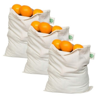 Muslin Produce Storage Bags - Almond Milk Bags - Reusable grocery bags cotton...