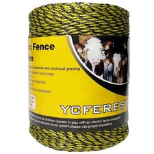 Electric Fence Polywire 1312 Feet 400 Meter 6 Stainless Steel Stra