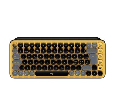 Logitech POP Keys Mechanische Bluetooth Tastatur anpassbare Emoji UK QWERTY Bulk