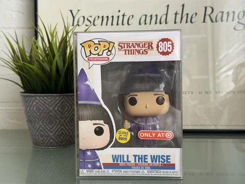 Funko Pop WILL THE WISE GLOW 805 Stranger Things W/Protector