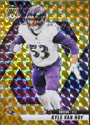 2025 Panini Mosaic - Mosaic Reactive Yellow #13 Kyle Van Noy Football NM