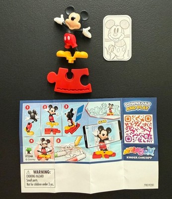 PICK YOUR FAVORITE - Kinder Joy Toys - WALT DISNEY 100 YEARS