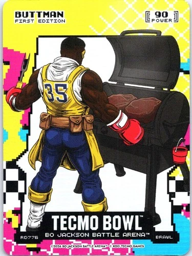 Bo Jackson Battle Arena Tecmo Bowl Buttman Brawl 80's Rad Marion Butts