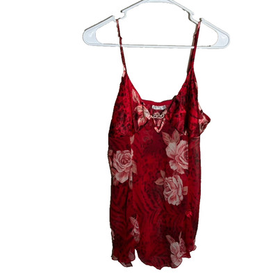 Seductive Wear by Cinema Etoile Dress Women's XS V-Neck Slip Pajama Satin