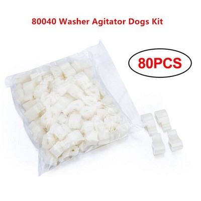 80Pcs Washer Agitator Dogs for Whirlpool & Kenmore Maytag #80040 285770 3366877