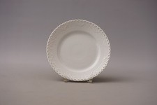 Royal Copenhagen Weiss Gerippt Vollspitze Teller Kuchenteller Ø 19,5 cm UNBENUTZ